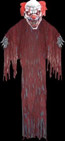 12' "Evil Clown" Hanging Halloween Decoration