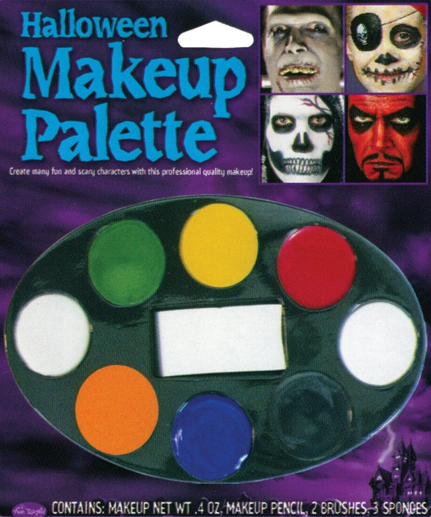 "8 Color Face Paint" Pro-Quality Halloween Makeup Kit 1 "8 Color Face Paint" Pro-Quality Halloween Makeup Kit