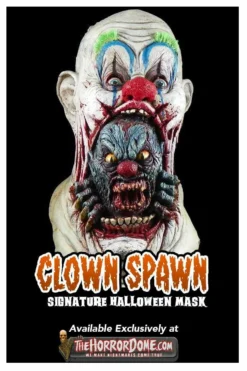 "Clown Spawn" HD Studios Pro Mask -TerrorCraft Shop clown spawn hd studios pro halloween mask 28753797382192