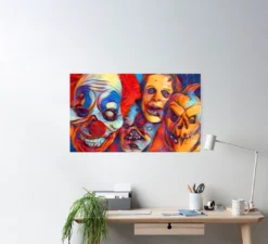 Clownin Around Poster -TerrorCraft Shop clownin around poster 29931445649456