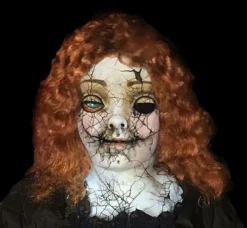 "Cracked Porcelain Doll" HD Studios Pro Costume -TerrorCraft Shop cracked porcelain doll hd studios pro halloween costume 14102887432240