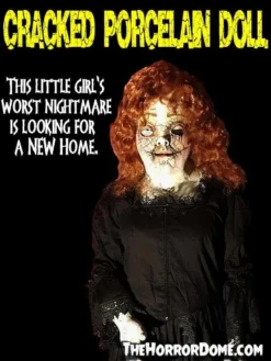 "Cracked Porcelain Doll" HD Studios Pro Costume -TerrorCraft Shop cracked porcelain doll hd studios pro halloween costume 14326778331184