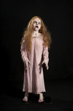 "Creepy Cathy" Electric Animated Zombie Halloween Prop