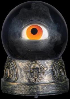 "Eyeball Crystal Ball" Animated Haunted House Prop