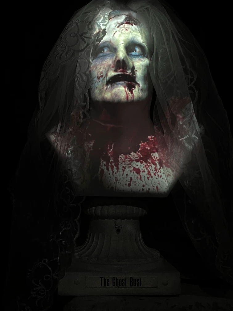 "Ghost Bust - Bride" Animated Haunted Projection Prop 1 "Ghost Bust - Bride" Animated Haunted Projection Prop