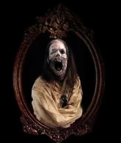 "Haunted Mirror - Zombie Asylum" Professional Animated Halloween Decoration