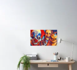 Horror Faces Poster -TerrorCraft Shop horror faces poster 29931585699888