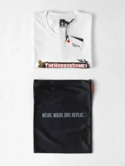 HorrorDome Logo Premium White T-Shirt -TerrorCraft Shop horrordome logo premium white t shirt 31582275993648