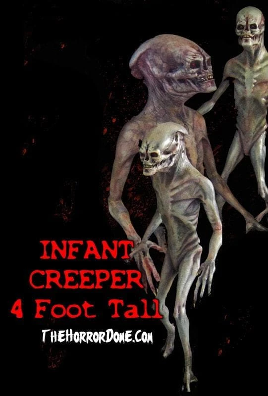 "Infant Creeper" Professional Halloween Alien Prop - 4 Feet Tall 1 "Infant Creeper" Professional Halloween Alien Prop - 4 Feet Tall