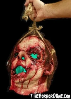 "Jack The Lantern" Lighted Severed Head Halloween Prop -TerrorCraft Shop jack the lantern lighted severed head halloween prop 28753996349488