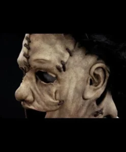 "Leather Hood" Silicone Mask -TerrorCraft Shop leather hood silicone halloween mask with hair 20360382593