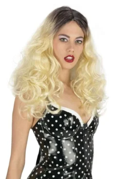 "Long And Sassy Blonde" Halloween Wig