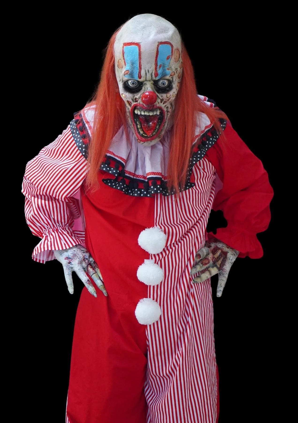 "Movie Clown Suit In Red" Costume 2 "Movie Clown Suit In Red" Costume - Image 2