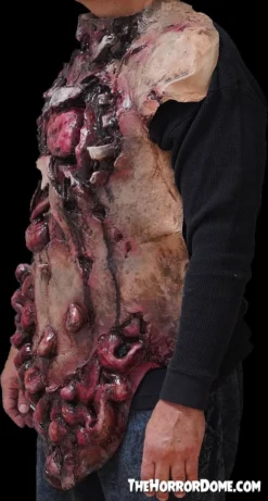 Movie Quality Gutted Zombie Chest" Halloween Costume Accessory -TerrorCraft Shop movie quality gutted zombie chest halloween costume accessory 28904396259376