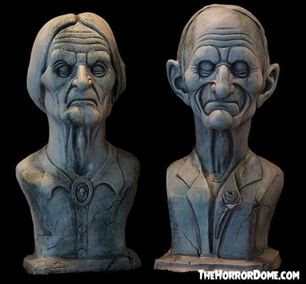 "Madam And Master Macy Ghostly Manor Busts" HD Exclusive Halloween Decoration 1 "Madam And Master Macy Ghostly Manor Busts" HD Exclusive Halloween Decoration