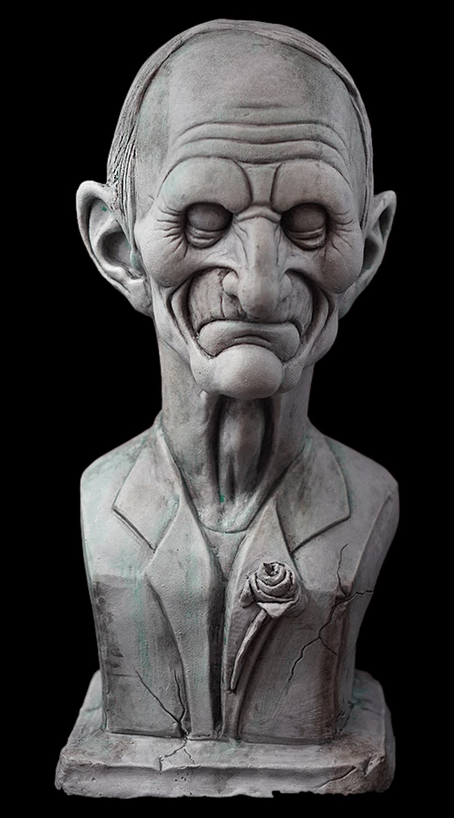 "Madam And Master Macy Ghostly Manor Busts" HD Exclusive Halloween Decoration 3 "Madam And Master Macy Ghostly Manor Busts" HD Exclusive Halloween Decoration - Image 3