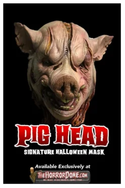 "Pig Head" HD Studios Pro Mask -TerrorCraft Shop pig head hd studios pro halloween mask 28733193519152