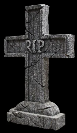 RIP Cross Tombstone