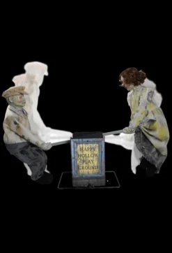 "See Saw Dolls Playground" Electric Animated Halloween Prop