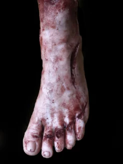 "Silicone Severed Left Female Foot" Body Parts Halloween Prop