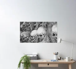 Skull Poster -TerrorCraft Shop skull poster 29931462033456