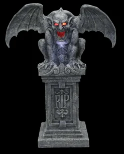 "Stone Gargoyle With Sound And Lights" Halloween Decoration