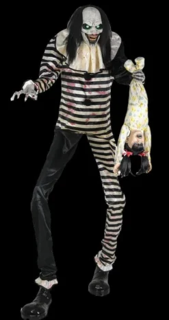 "Sweet Dreams Clown" Electric Animated Halloween Prop