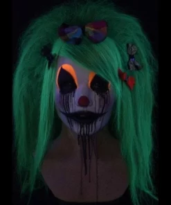 "Tesazombie" Silicone Mask -TerrorCraft Shop tesazombie silicone zombie clown halloween mask 20360484865