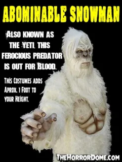 "The Abominable Snowman" HD Studios Pro Costume -TerrorCraft Shop the abominable snowman hd studios pro halloween costume 14335992889392
