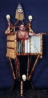 "Witch Doctor's Revenge" Professional Halloween Illusion Prop