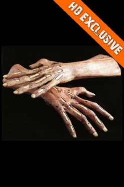 "Zombie Latex Hands" Halloween Costume Gloves -TerrorCraft Shop zombie latex hands halloween costume gloves 28756044611632